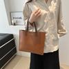 Large Capacity Soft Pu Fashion Shoulder Bag For Women 2024 New Trendy Street Style Tote