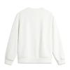 Li Ning Sport Lifestyle Serie Pullover Buchstabenprint Fleece Locker Langarm Sweatshirt Damen Sweatshirt Off-White AWDU446-1