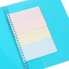 Maruman Loose-Leaf Mini B7 Blank Paper, 90 Sheets, 10-Pack, 3-Color Assortment, L1433-99