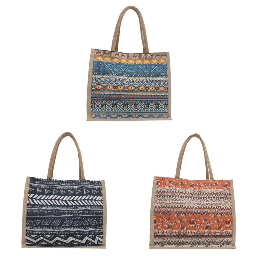 Cotton Linen Tote Bag For Women With Street Style Canvas Handbag For Daily Use