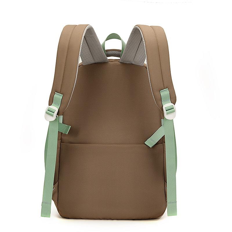 New High-value, Fresh and Sweet, Contrasting Color Splicing Backpack, Simple and Lightweight Backpack for Junior High School Students