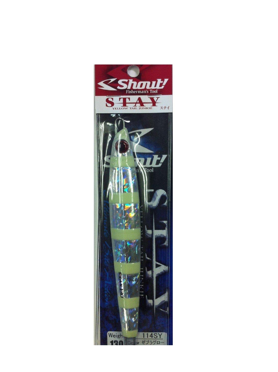 

Metal Jig Stay 130g Zebra Glow 114SY Lure SHOUT! #24(ZG)