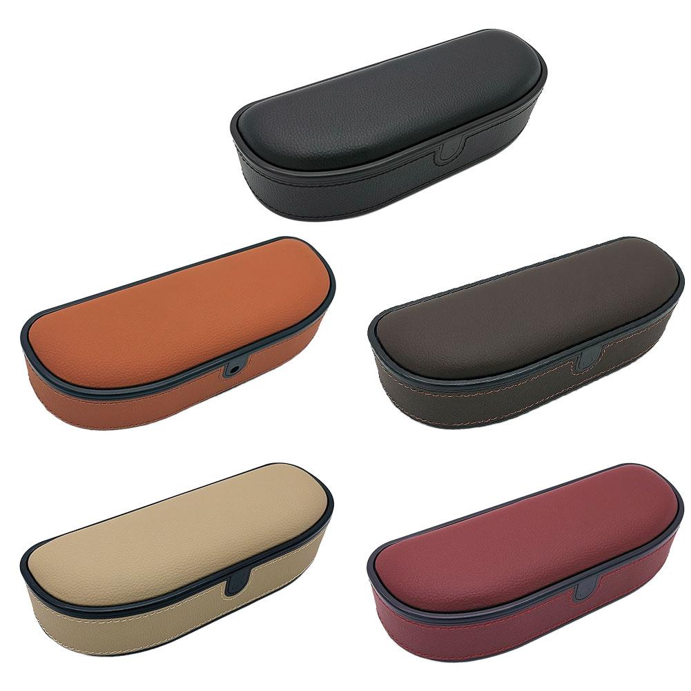 Car Armrest Support Elbow Rest Pad Universal Storage Box ABS + PU  Leather Organizer Arm Heightening Pad For Most Cars Sedan SUV