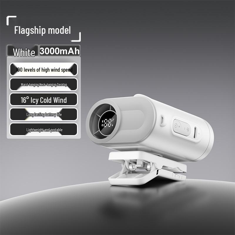 

Portable High-Speed Fan: Clip-On, Waist & Neck Hanging, Ideal for Outdoor Camping & Construction 76*37*80