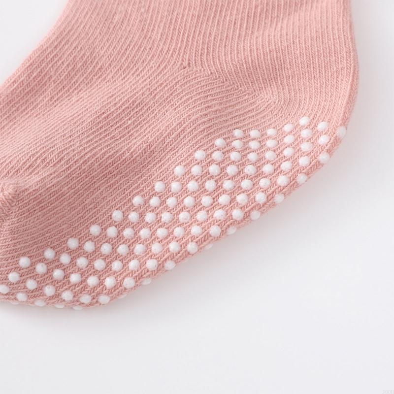 Baby Anti-Rutsch-Bodensocken Baumwolle Säuglingssocken für stabiles Gehen und Spielzeiten J60B