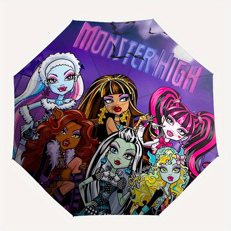 1pc Monster High, Halloween Themed High-quality Umbrella,Automatic Opening and Closing Umbrella,Multi-functional Umbrella G0811100