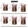 2pc   Window Curtains Art Japanese Sakura Kimono Girl Machine Washable Polyester  Without Electricity Festive Holiday for Bedroom