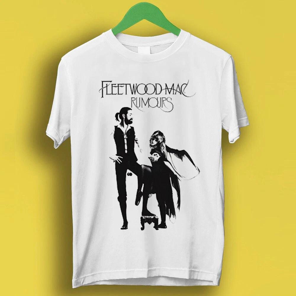 American Vintage Fleetwood Mac Rumors Rock Band T-Shirt Summer New Vintage Fashion Men's and Women's Streetwear