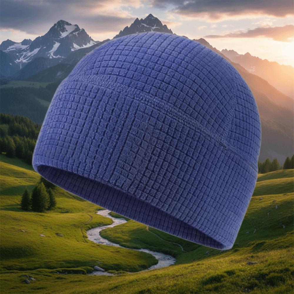 Solid Color Running Winter Sport Cap Polar Fleece Outdoor Warm Hat Winter Running Hats Hiking