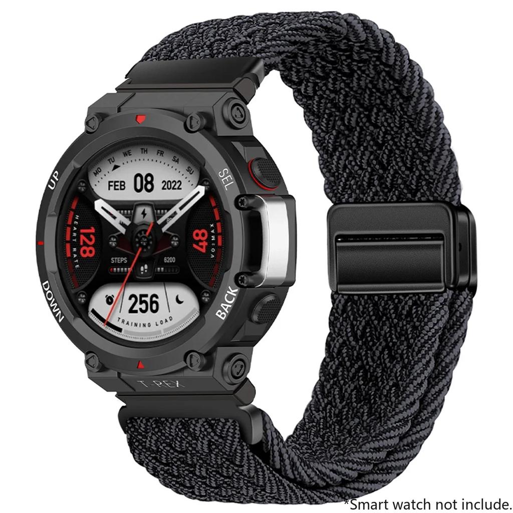 New Braided Loop Strap For Huami Amazfit T-Rex 2 3 Band Smart Watch Nylon Elastic Belts For Huami Amazfit T-Rex T RexPro Correa