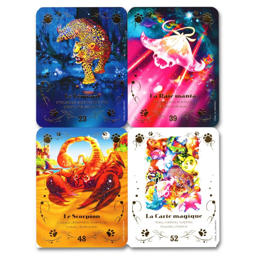 [Authentic] Animal Consciousness Oracle [Oracle Card Meanings In Japanese] Tarot Cards, Fortune Telling, Premium Quality
