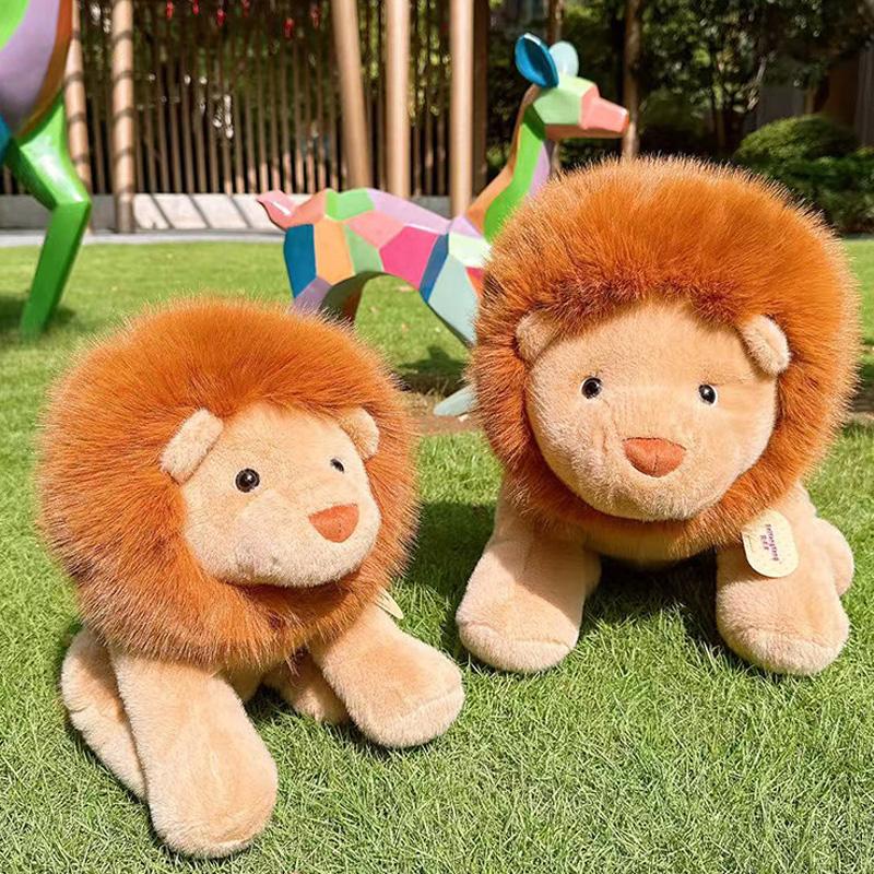 Kawaii 30cm Löwen Plüschtiere Super Weiche Hautfreundliche Schlafbegleiter Flauschige Realistische Tierpuppen Geschenke Für Freunde Und Kinder