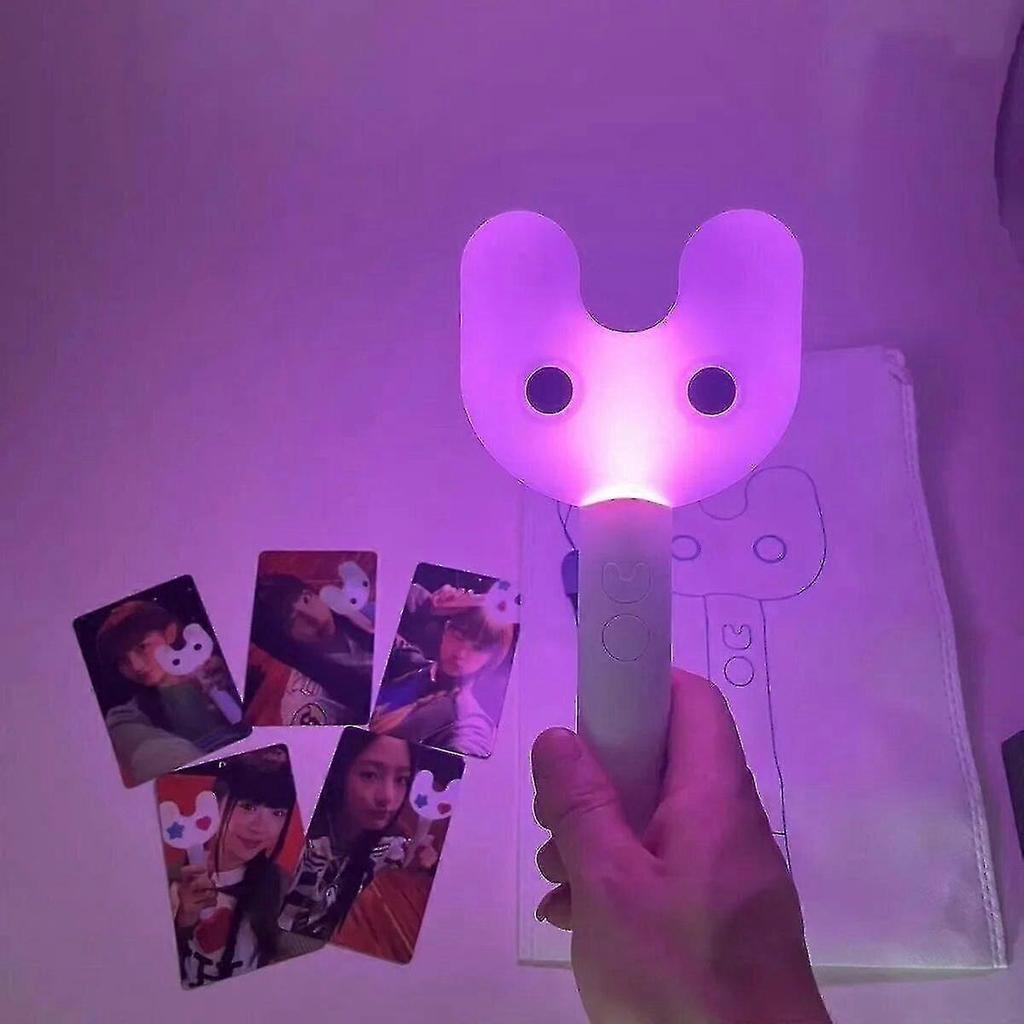 New Kpop Newjeanss Lightstick With Bluetooth Hand Lamp Gidle Concert Hiphop Party Nj Light Stick Fluorescent Collection Toys