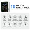 10 In 1 Air Quality Monitor PM2.5,CO₂,HCHO,TVOC,CO,Temperature and Humidity Multi-functional Air CO2 Sensor with Display Screen