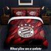 Set Biancheria da Letto Design Bayern Monaco 1 Copripiumino + 2 Federe Morbido Traspirante Biancheria da Letto per la Casa