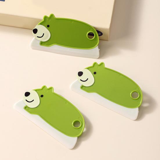 Water Wiper Cartoon Design Soft Scraping Strip Easy Clean Wiper Glass Mirrors Windows Bathroom Surfaces Wiper