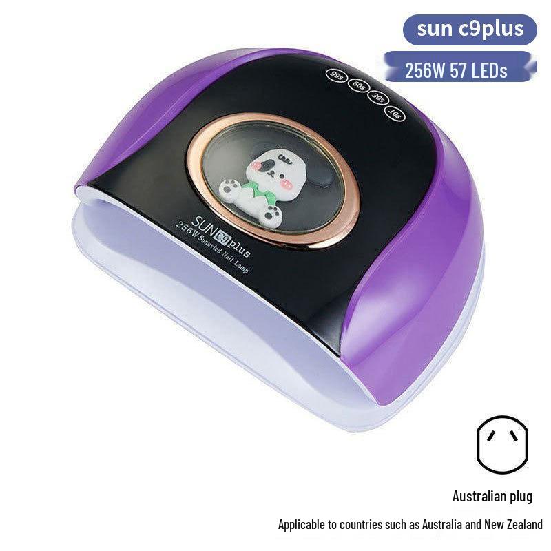 Dazzling 256W LED Nail Curing Lamp, Quick Dry Gel Lamp for Salon Use
