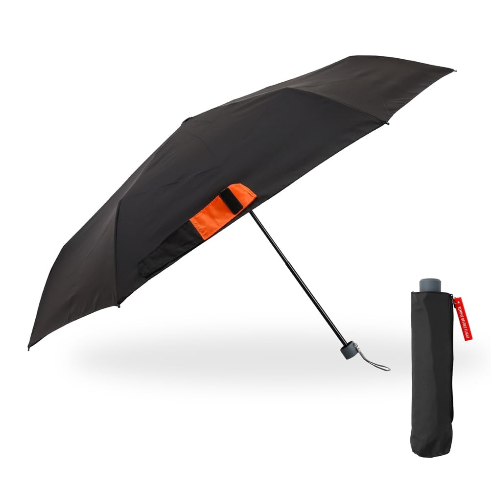 

Ogawa Складной военный 58см 107см Легкий и прочный стекловолоконный ручной зонт 57451 Мужской, Ветрозащитный, Стиль MA-1, Черный, LINEDROPS, чёрный