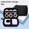 Carrying Case Label Maker Machine Organizer Large Capacity Zipper Closure Shockproof Portable Label Printer Storage Holder