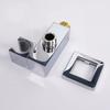 Handheld Shower Head Holder Wall Mounted In Solid Brass Compatible with Most For Bathroom Hand Sprayers 10x10x5cm
