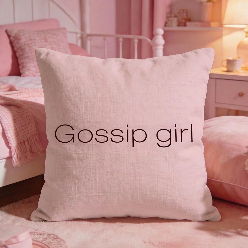 Cool Movie GGossip Girls Cushion Cover Premium Comfort Reversible Pillow Cove Two In One Design For Any Room Car Interior