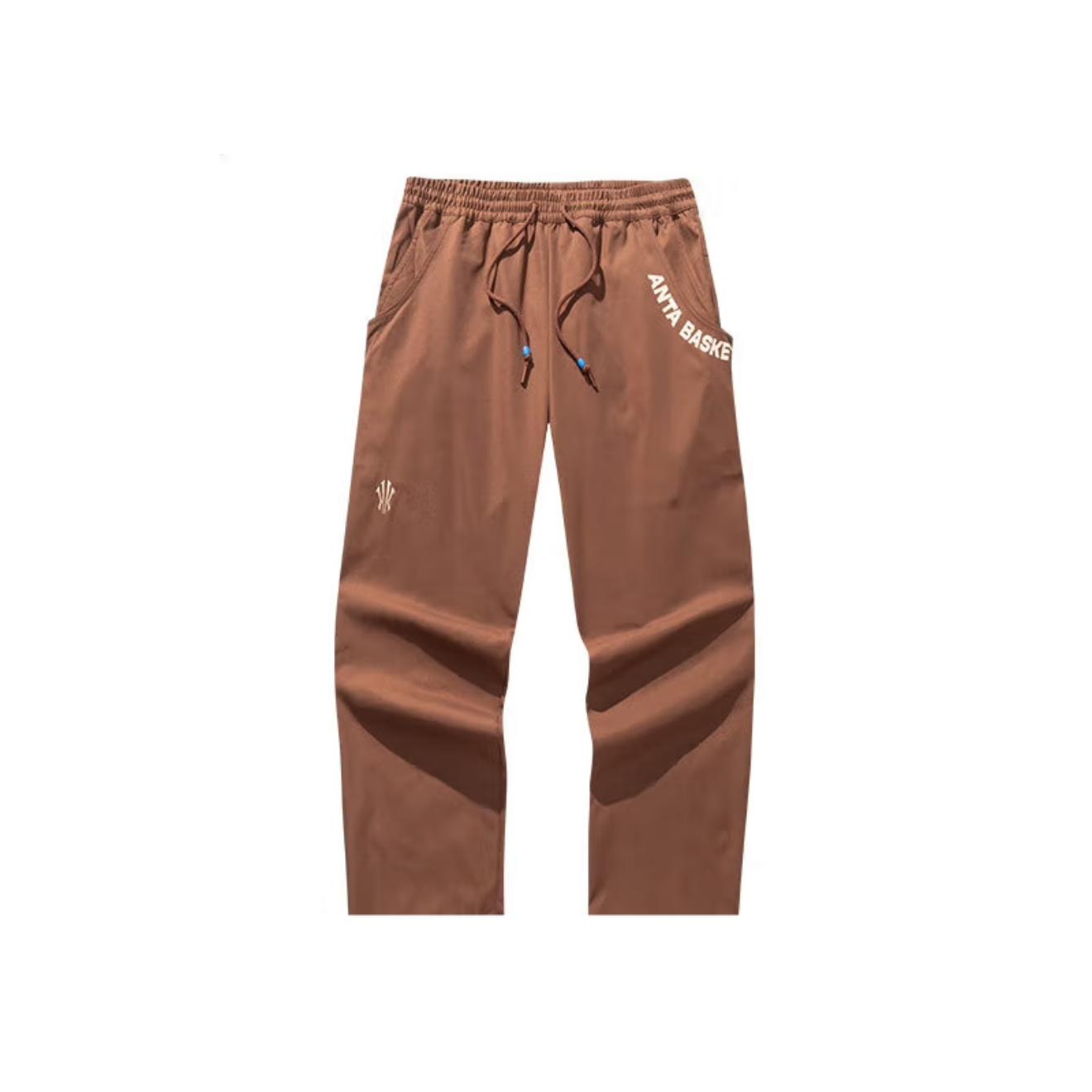 

ANTA Unisex Kyrie Irving Series Casual Straight Leg Sports Trousers Brown 172511504-2 L