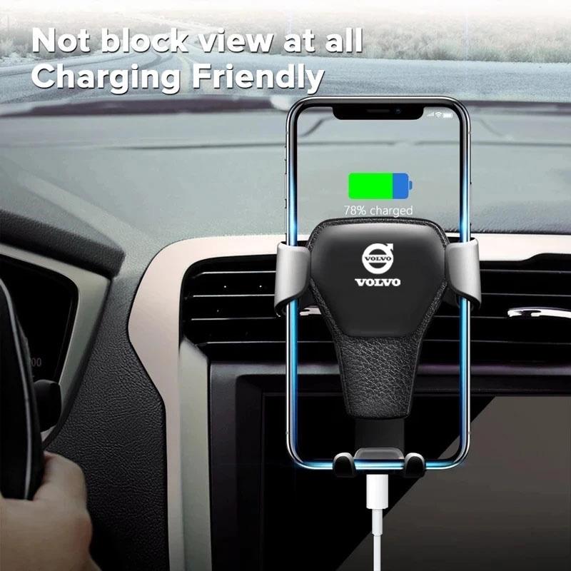 Auto Lüftungsschlitz Handyhalter Auto Klemme Halter Ständer Auto Lüftungsschlitz Handyhalter Für Volvo XC60 XC90 S60 V50 V60 V70 V90 S90