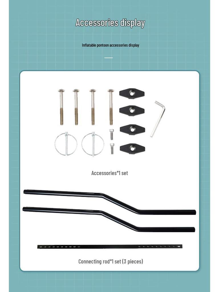 Inflatable Kayak Balance Float Outrigger Canoe Rafting Pontoon