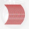 18 Pieces Rim Color Wheel Sticker Bicycle Scooter Styling Reflector Decal Motorcycle Reflective Strip Reflective Rim Tape