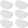 Confectionery Scraper for Cakes, Half-round, 104x74mm, Set of 6, HENDI 554142