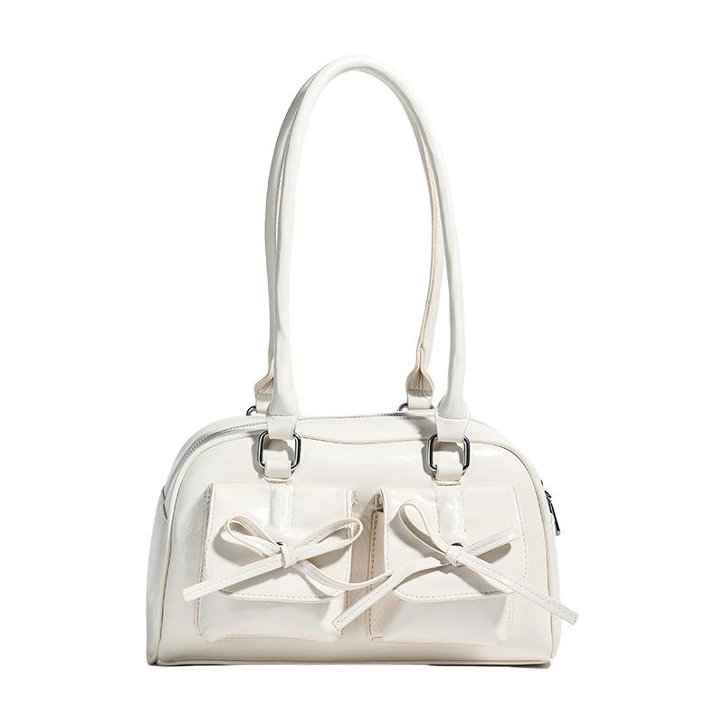 

Trendy Bag, Women s Fashionable Travel Bag, Niche, Simple and Casual Single-shoulder Bag бежевий