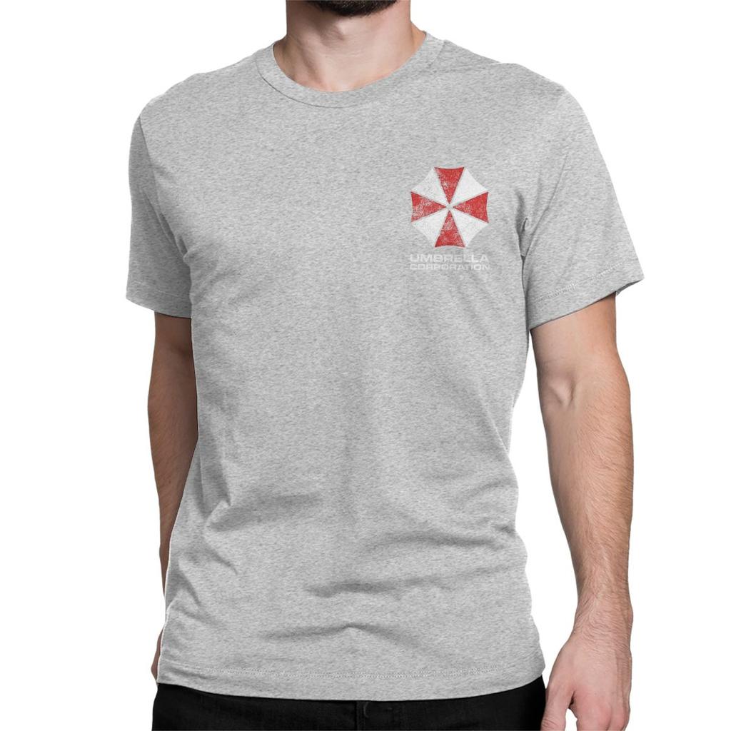 Umbrella Corp Corporations Video Game T Shirts Pure Cotton Humor TShirt Pharmaceuticals Corporation Tee Shirt Clothes Graphic
