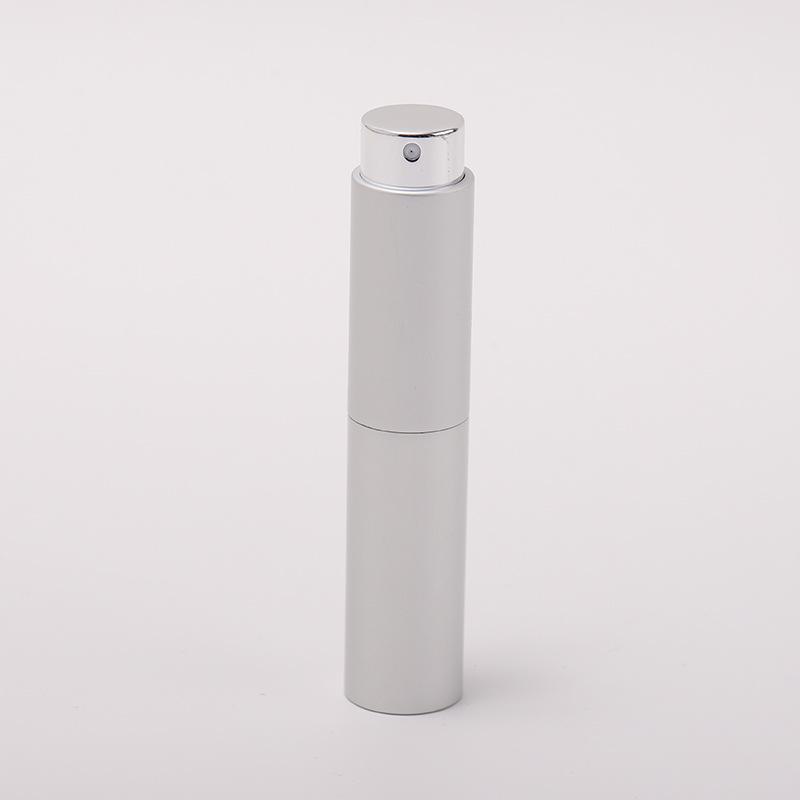 10ml Portable Rotating Telescopic Refillable Perfume Spray Bottle with Logo Printing Option