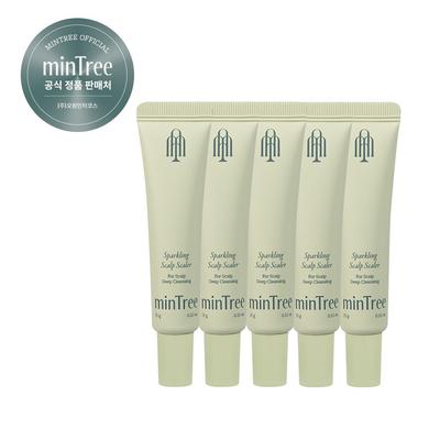Mintree Carbonated Bubble Scalp Scaler 15g 5pcs