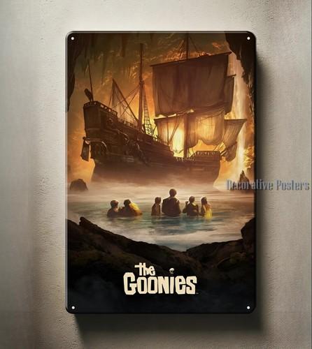 1uThe Goonies Movie Metal Poster Tin Sign  20x30cm Platealuminumaluminum 20x30cm（7.8x11.8inch）