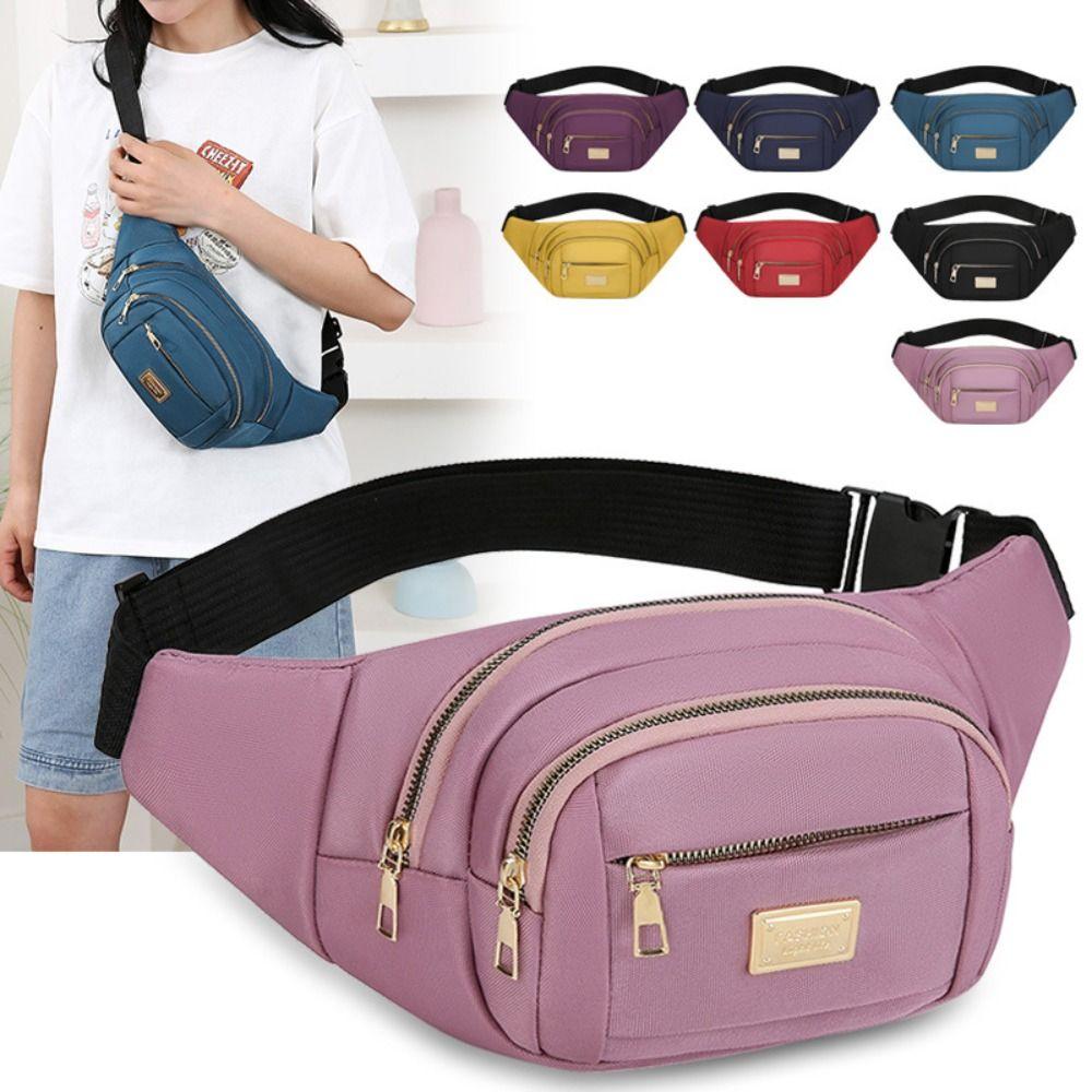 Torba biodrowa Oxford Cloth 7 kolorów, nerki, casualowe, damskie, unisex