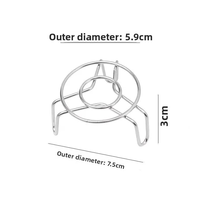 Ultra Mini Steaming Rack, Small Stainless Steel Height and Height, Small Leg Rack,Health Pot Thermos Cup, Small Pot Rack