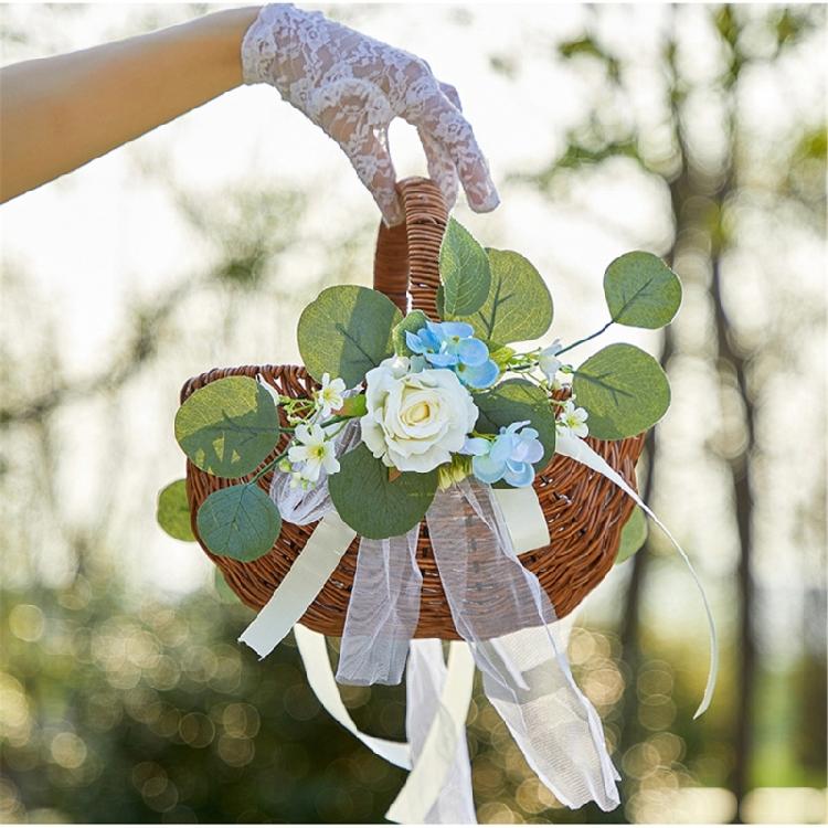 Handwoven Rattan Storage Basket Practical and Easy To Clean Basket for Organization Delicate Woven Container