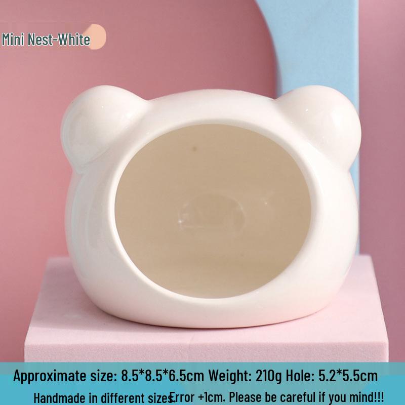 

Охлаждающее керамическое убежище для хомяков: Летний приют и игровой домик 1 piece