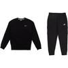 Casual Sportswear Sets Men's Crew Neck Thickened Fleece Lined (Unisex) Casual Sportswear Sets 916609 010+CD3130 010