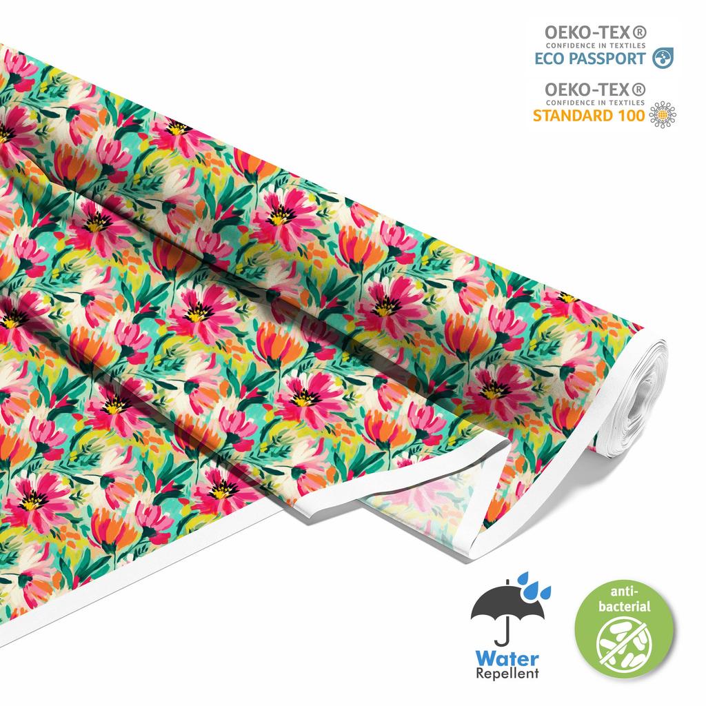 Outdoor Dekostoffe Oxford - Blumen - Dx2707