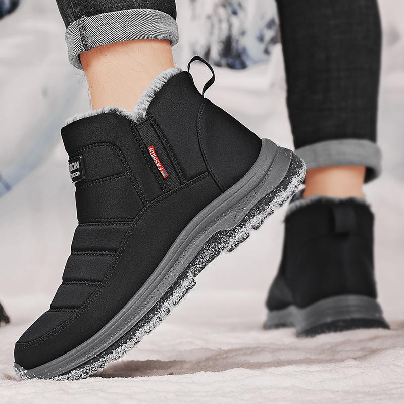 MCTIN Scarpe sportive calde e spesse da donna autunnali e invernali, antiscivolo, ammortizzanti, leggere, alte, da uomo