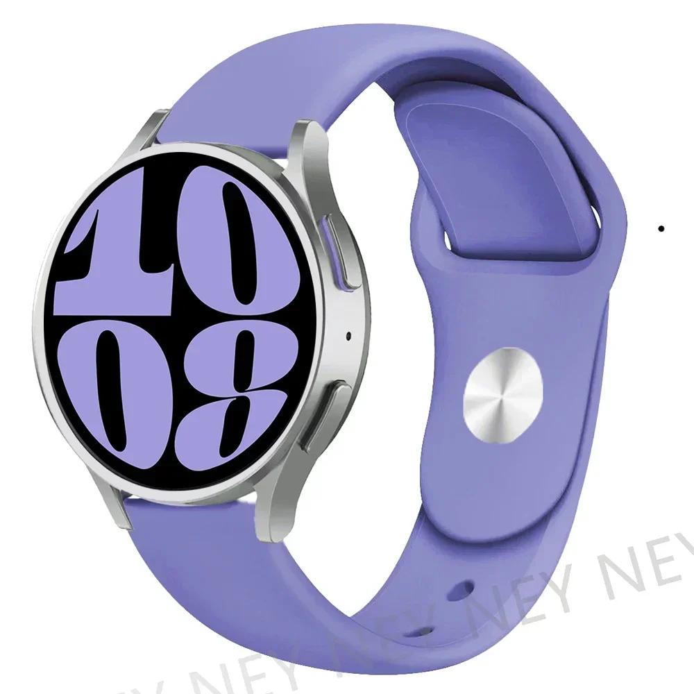 20mm 22mm strap For Samsung Galaxy watch 5 pro/6/4/Classic/Active 2/Gear S3 frontier silicone bracelet Huawei GT 2/2e/3 pro band