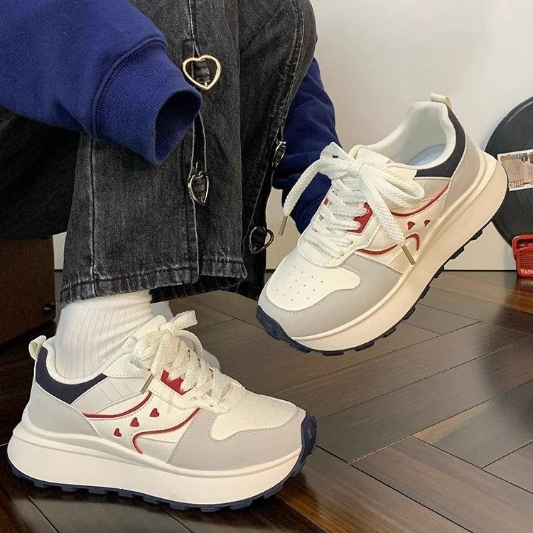 Fashion New 2025Spring Autumn Popular Women's Shoes Versatile Casual Soft Bottom Thick Bottom Summer Vulcanize