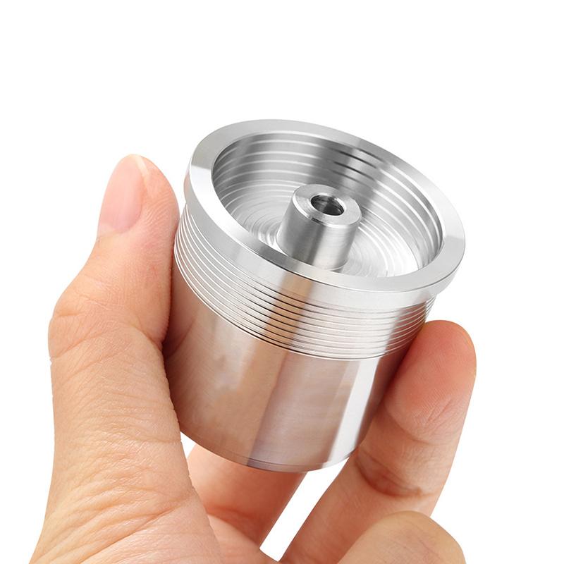Icafilas Stainless Steel Reusable Illy Coffee Filter Tamper Set Refillable Capsules Pod Tamper For Illy X9 X8 X7.1 Y5 Y3 Y1.1