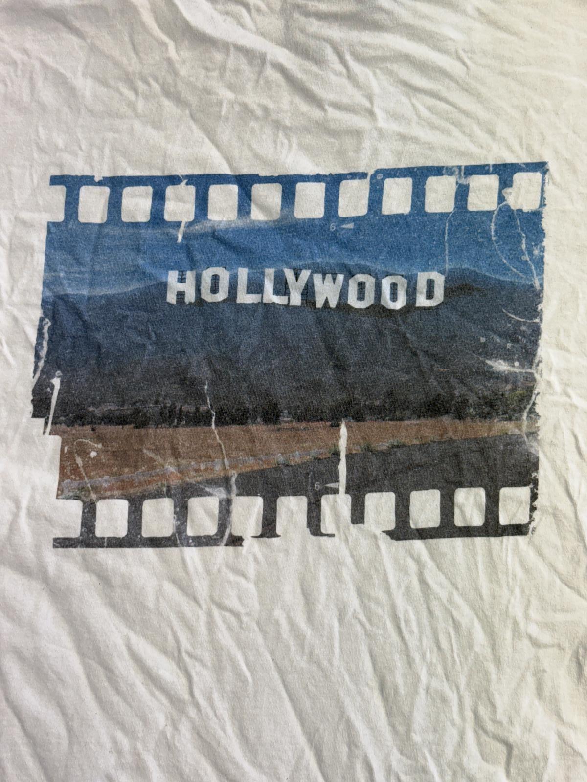Hollywood Sign T-shirt Viejas Band of Kumeyaay Indians Crew L