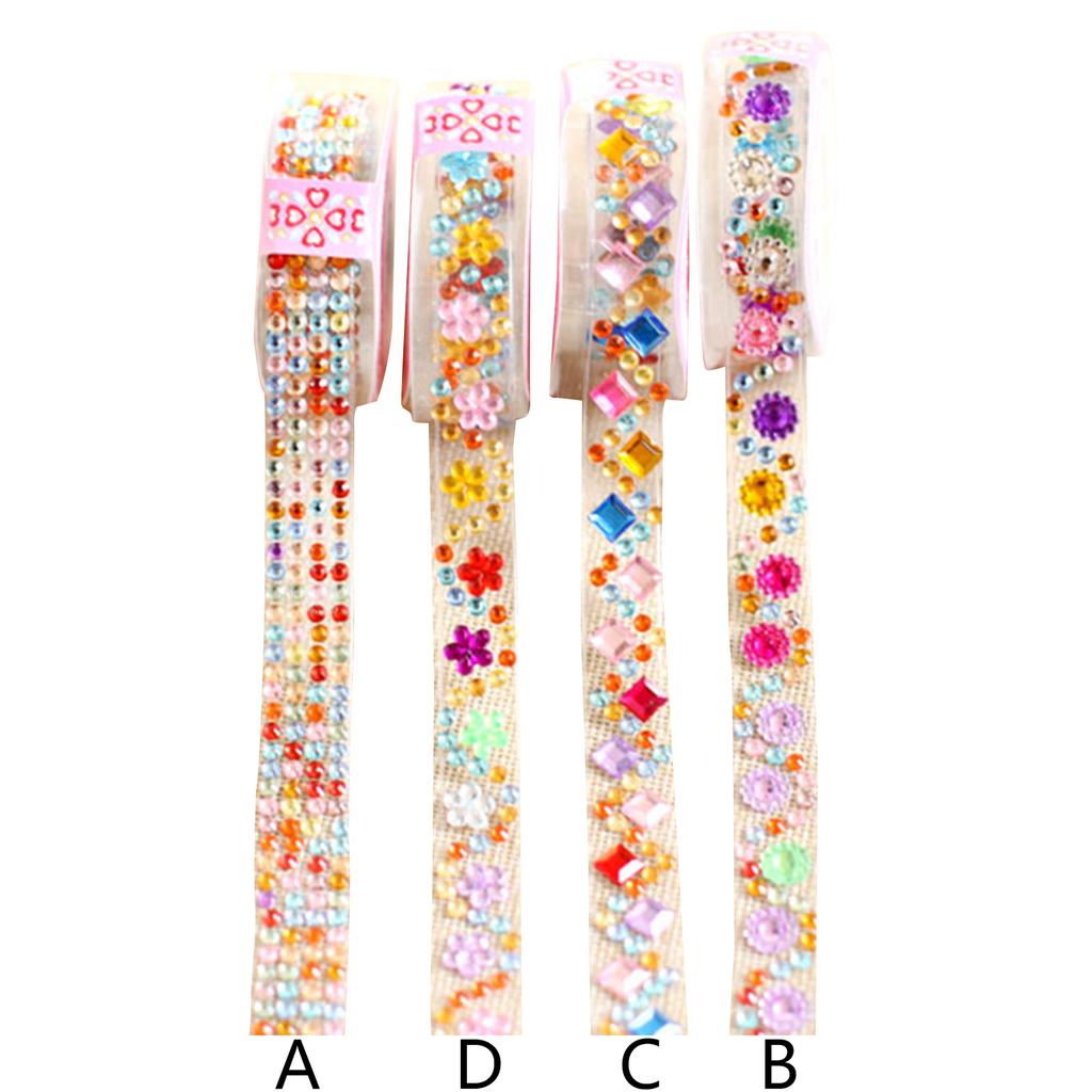 Strass Diamant Aufkleber für Scrapbooking DIY Ästhetische Schreibwaren Zubehör Diamant Abziehbilder zum Basteln