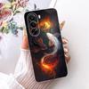 For Realme P4X 5G Phone Case On Realme  RMX5108 Casing Cool Dragon Lion Tiger Cartoon Painting Back Cover Clear Soft Silicone