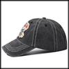 Baseball CZA445 [White Fang] Hat, Cap, Cap, Embroidered, Stylish, Casual, Adjustable, Breathable, Men's, Women's, (Navy)