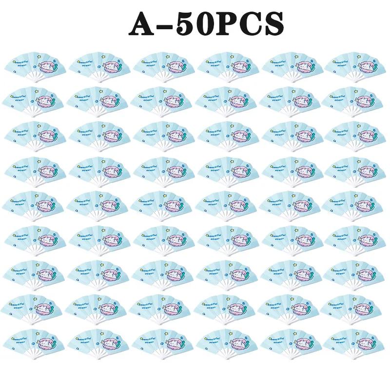 Cartoon Hand Crank Cool Fan Creative Summer Small Fresh Cute Portable Folding Fan PP Plastic Folding Fan for Student Children